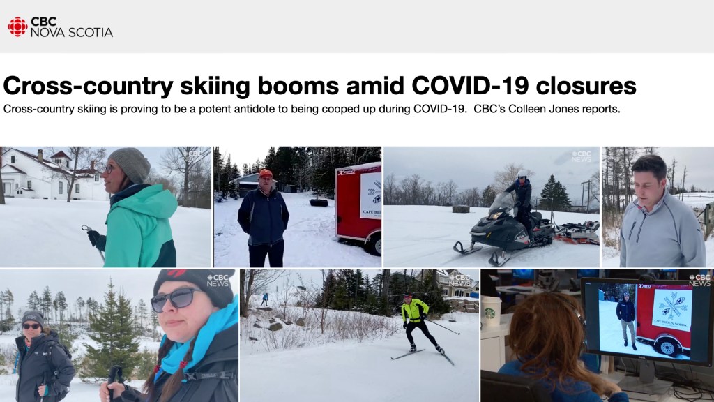 CBC News – Cross-Country Skiing Booms