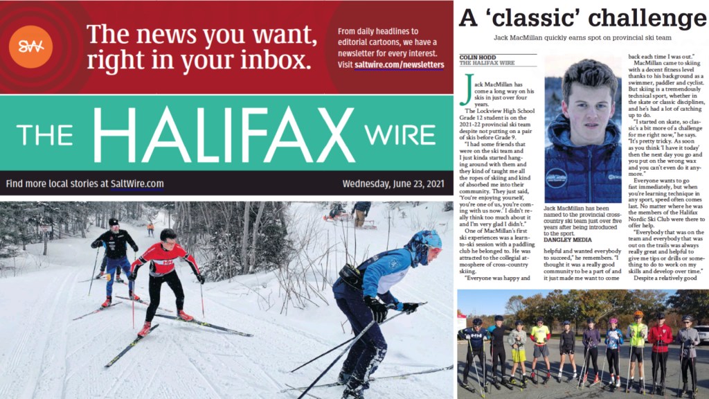 Saltwire NS – Provincial Team Skier,&nbsp;MacMillan