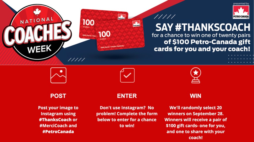 Petro-Canada #ThanksCoach Contest