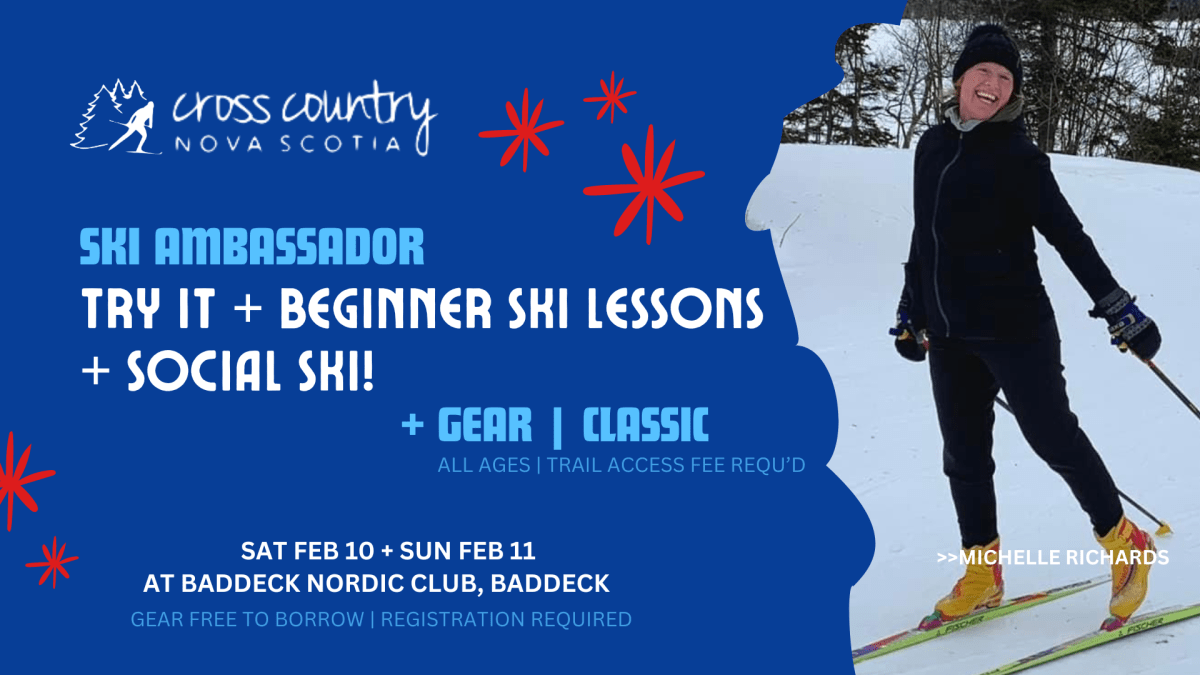 TryIt, Beginner Lessons + Social Skis at Baddeck Nordic Club Cross